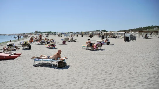 Playa fascista en Venecia Playa fascista en Venecia