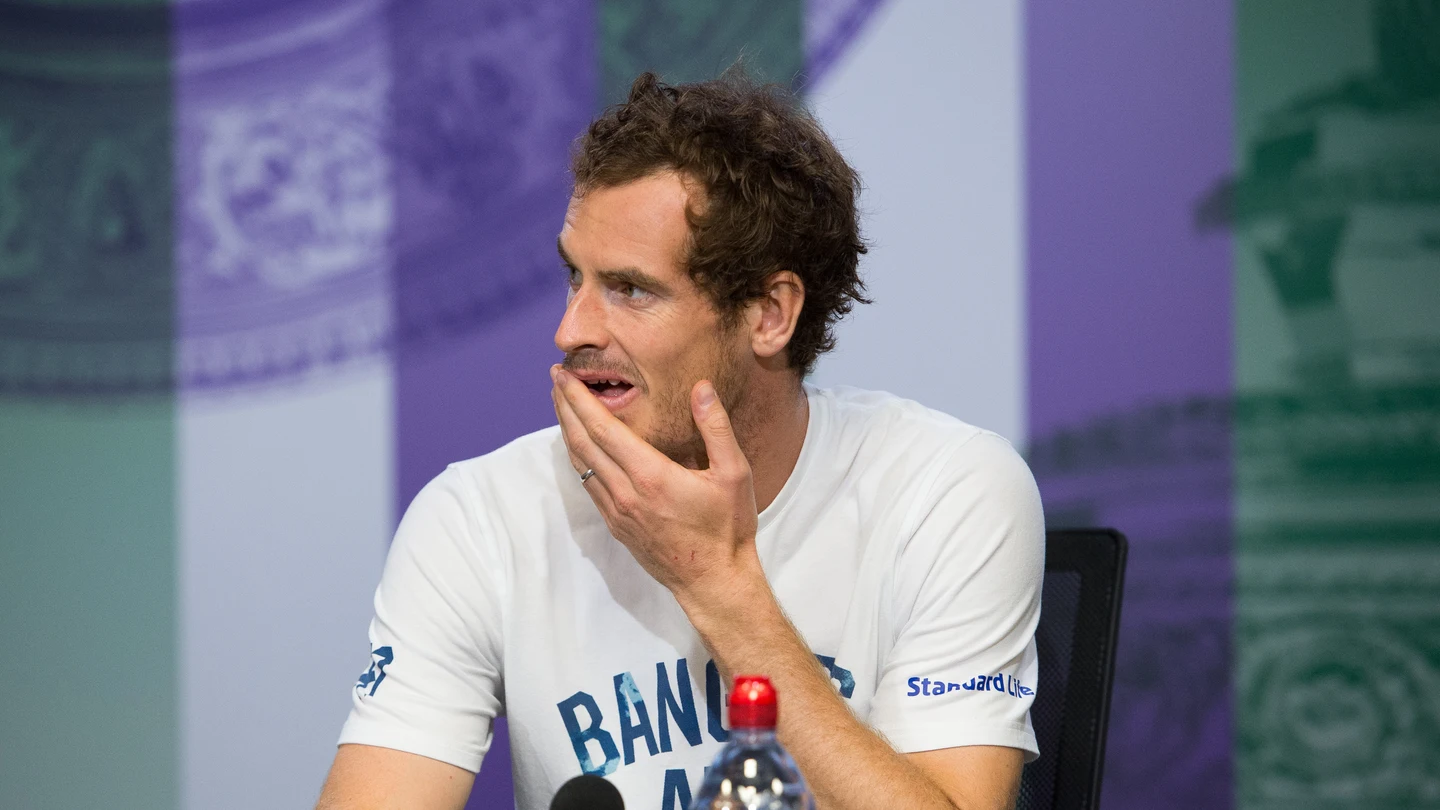 Andy Murray, en rueda de prensa Andy Murray, en rueda de prensa