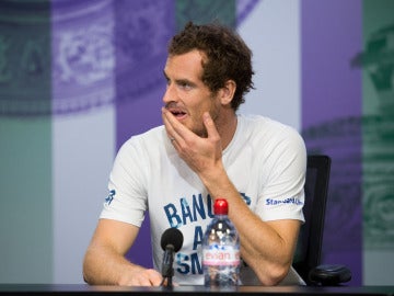 Andy Murray, en rueda de prensa Andy Murray, en rueda de prensa