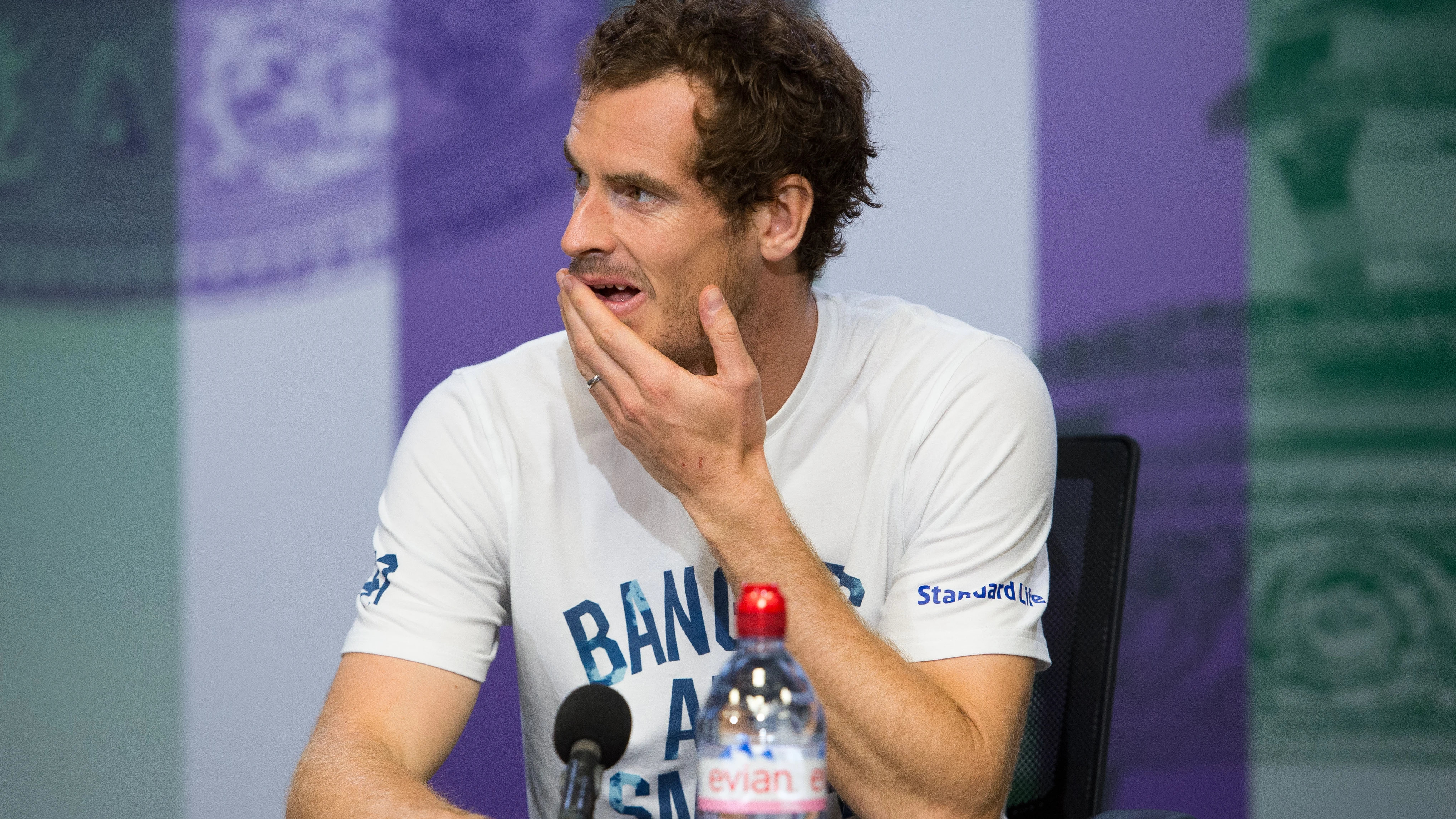 Andy Murray, en rueda de prensa