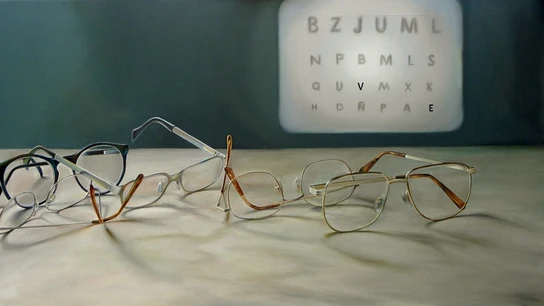 Imagen de archivo de una consulta de de oftalmología. La infancia al aire libre reduce el riesgo de miopía