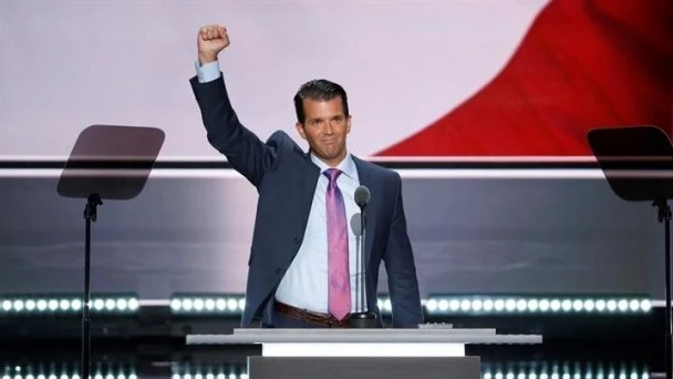 El hijo del presidente estadounidense, Donald Trump Jr