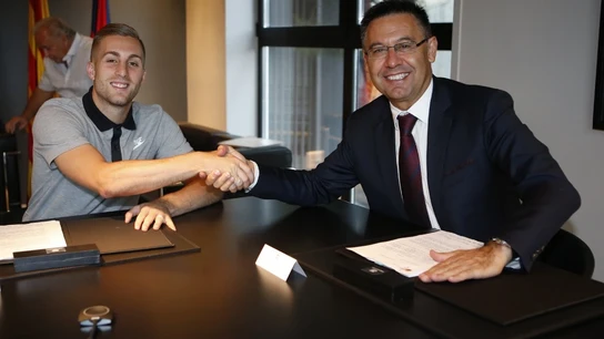 Gerard Deulofeu y Josep María Bartomeu Gerard Deulofeu y Josep María Bartomeu