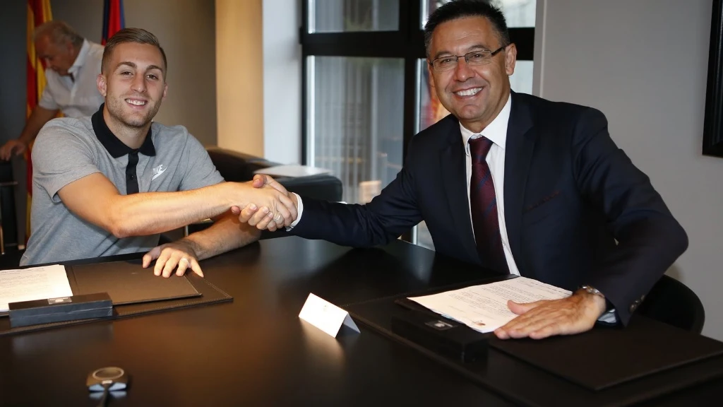 Gerard Deulofeu y Josep María Bartomeu