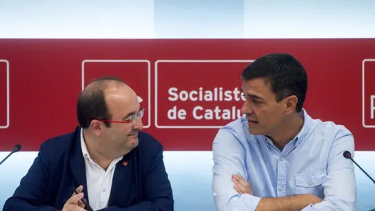 Miquel Iceta y Pedro Sánchez Miquel Iceta y Pedro Sánchez