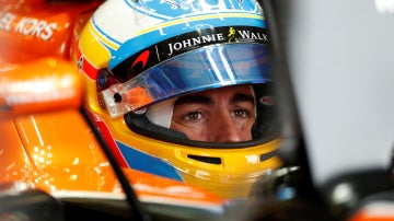 Fernando Alonso, en Silverstone