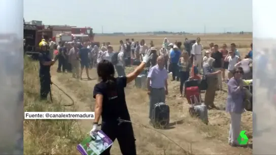 Pasajeros desalojados de un tren por un conato de incendio Pasajeros desalojados de un tren por un conato de incendio