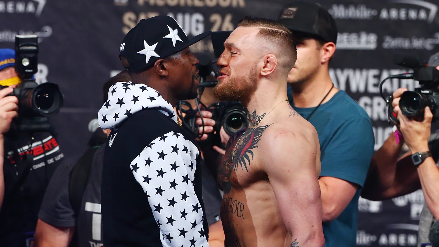 Floyd Mayweather y Conor McGregor Floyd Mayweather y Conor McGregor