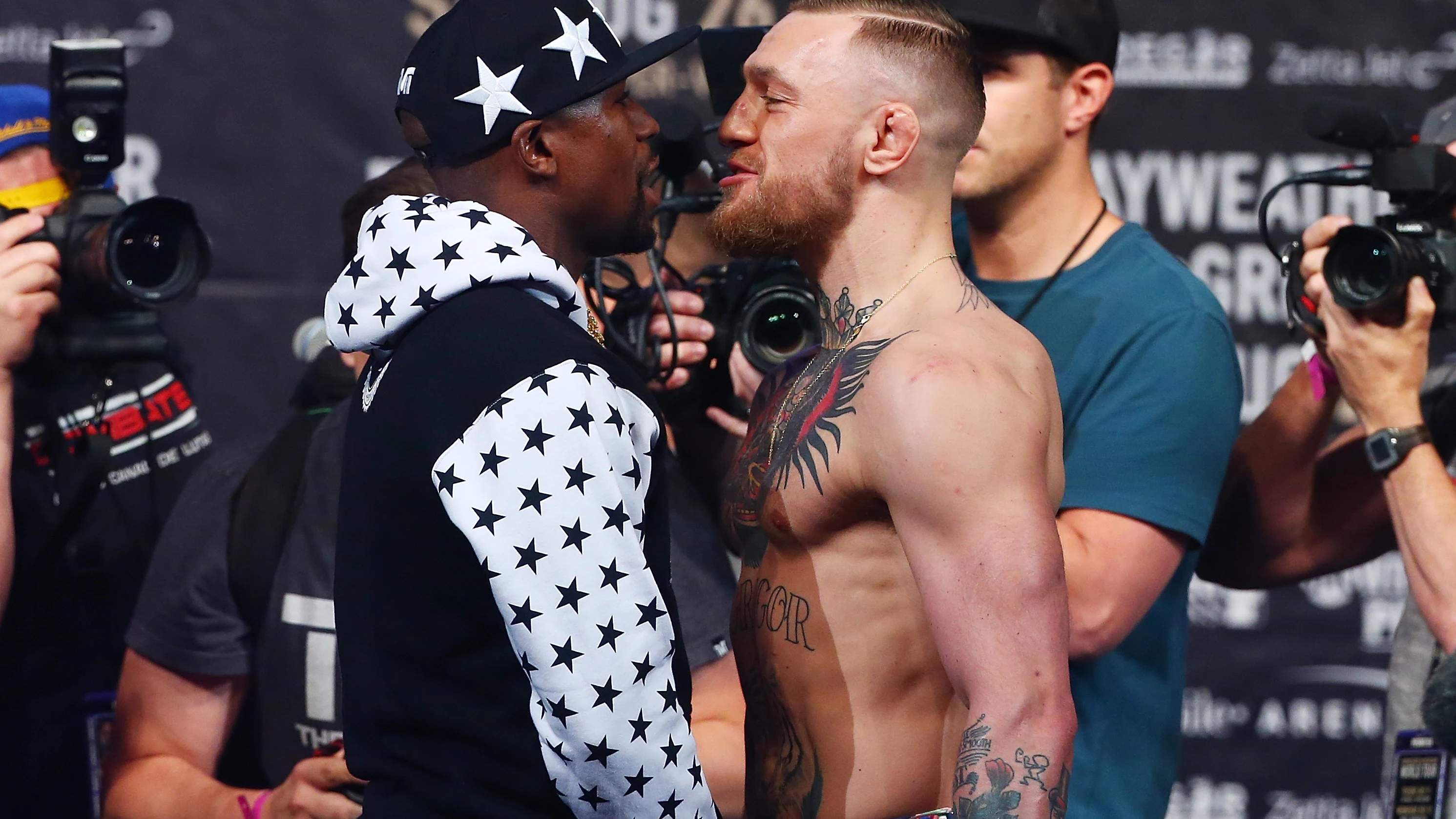 Floyd Mayweather y Conor McGregor Floyd Mayweather y Conor McGregor