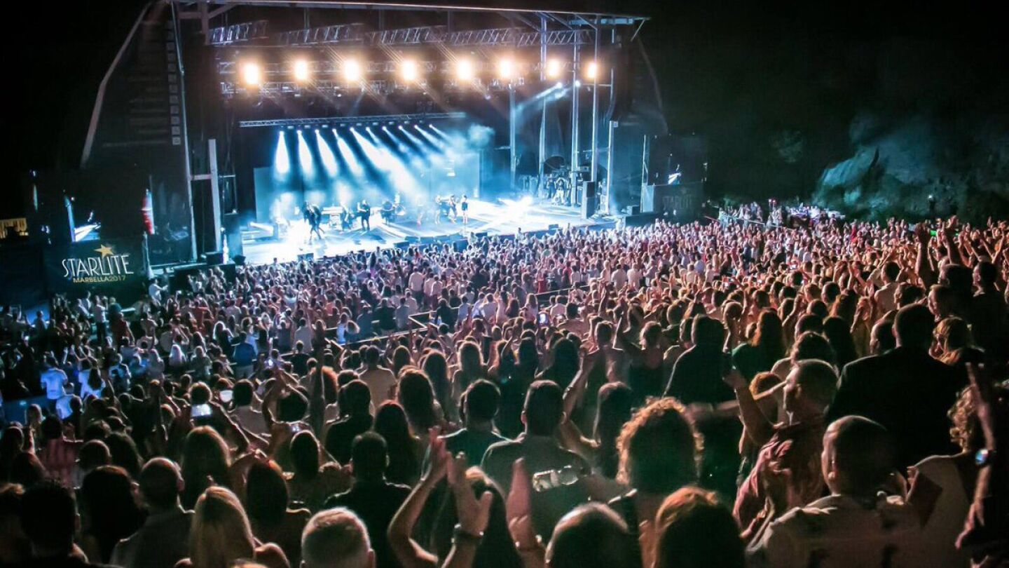 Un concierto en el escenario de Starlite Marbella