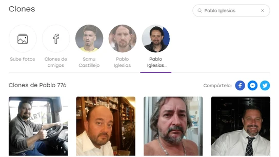 "Clones" de Pablo Iglesias "Clones" de Pablo Iglesias
