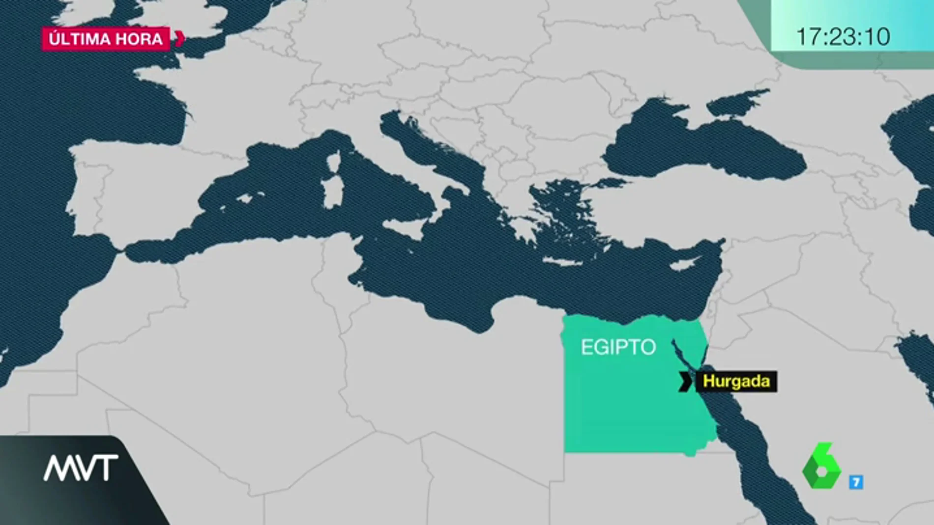Al menos dos turistas muertos y cuatro heridos acuchillados en una playa en Egipto