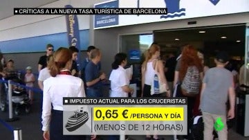 Nueva tasa turística en Barcelona