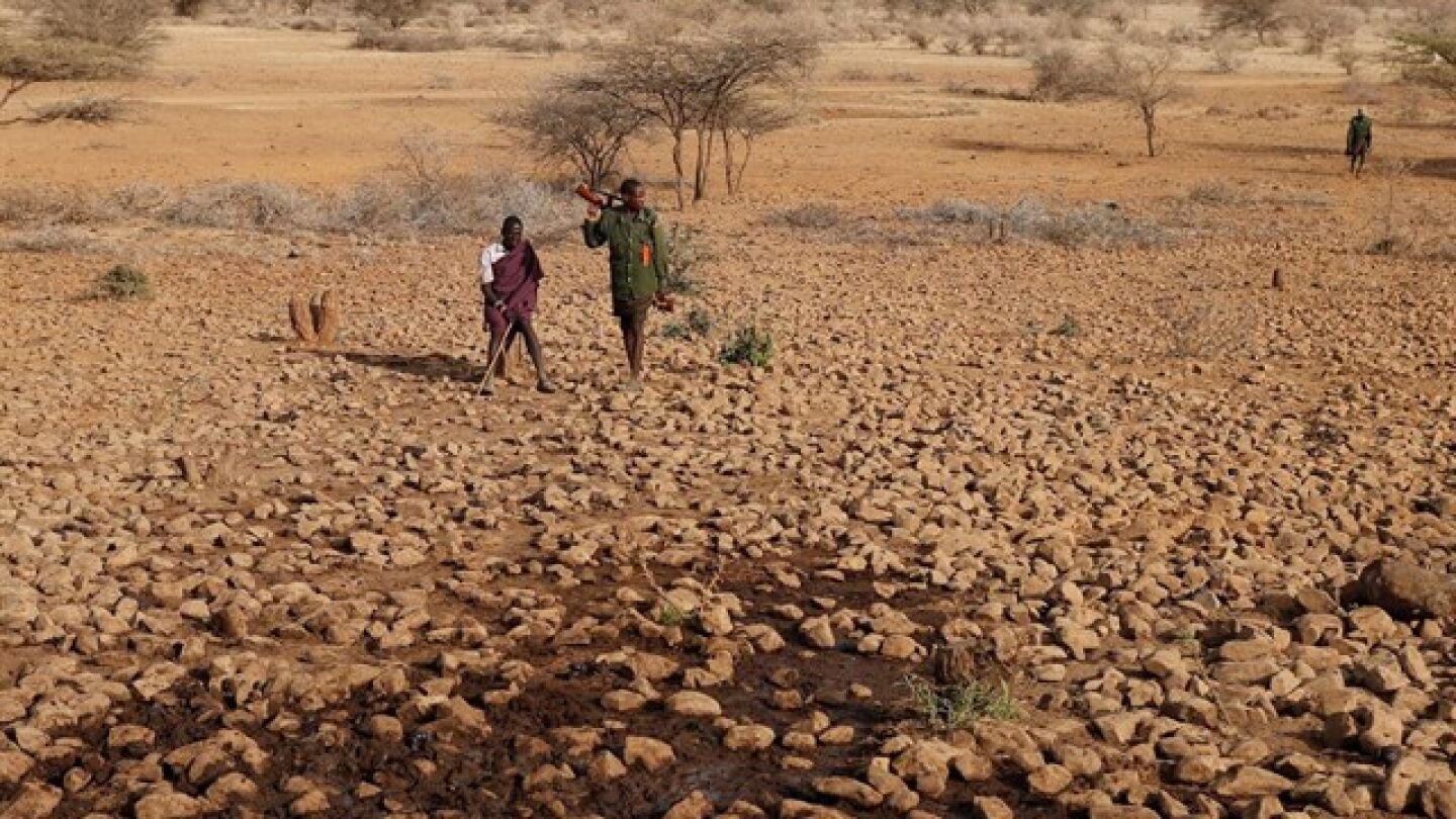 Campos secos por la falta de lluvia en &Aacute;frica