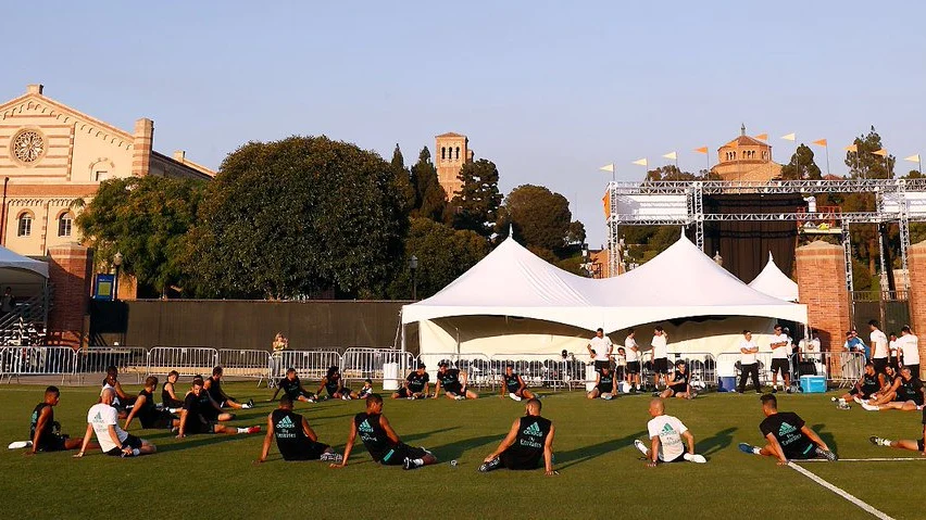 Entrenamiento del Real Madrid