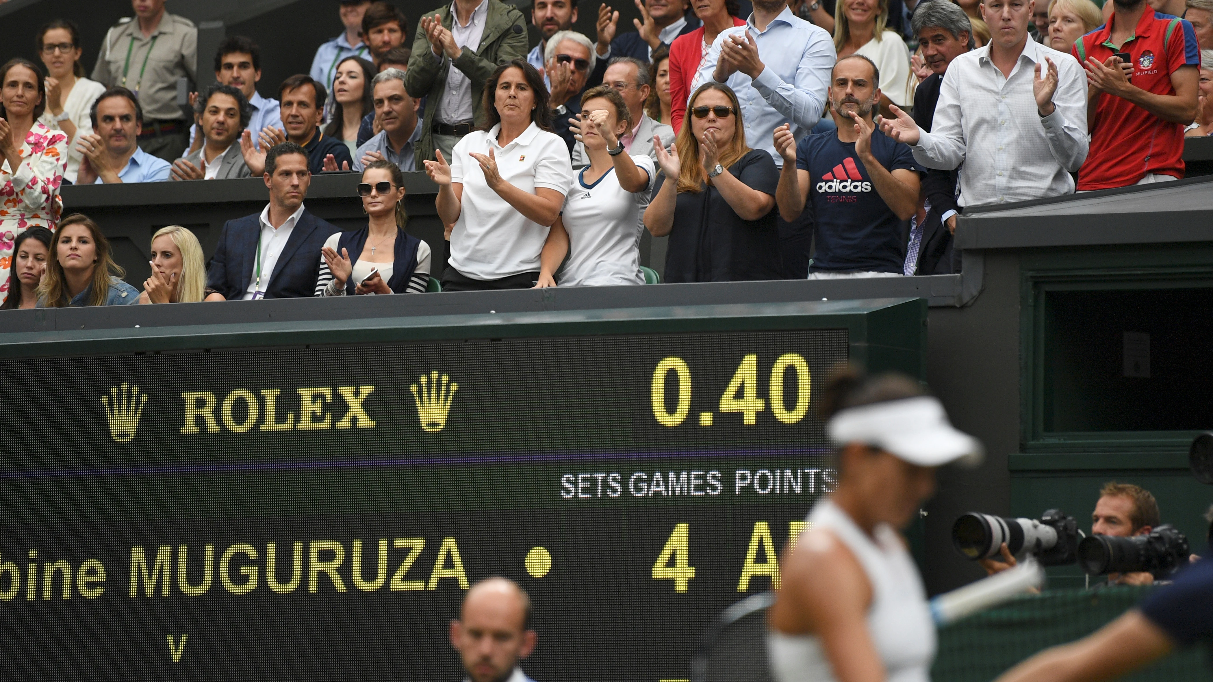 Garbiñe en Wimbledon