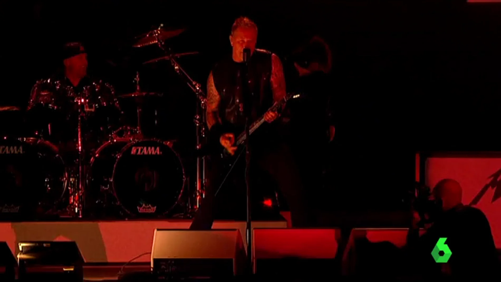 Metallica sobre el escenario