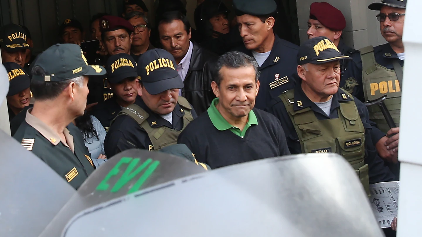 El expresidente de Perú Ollanta Humala y su mujer, son detenidos El expresidente de Perú Ollanta Humala y su mujer, son detenidos