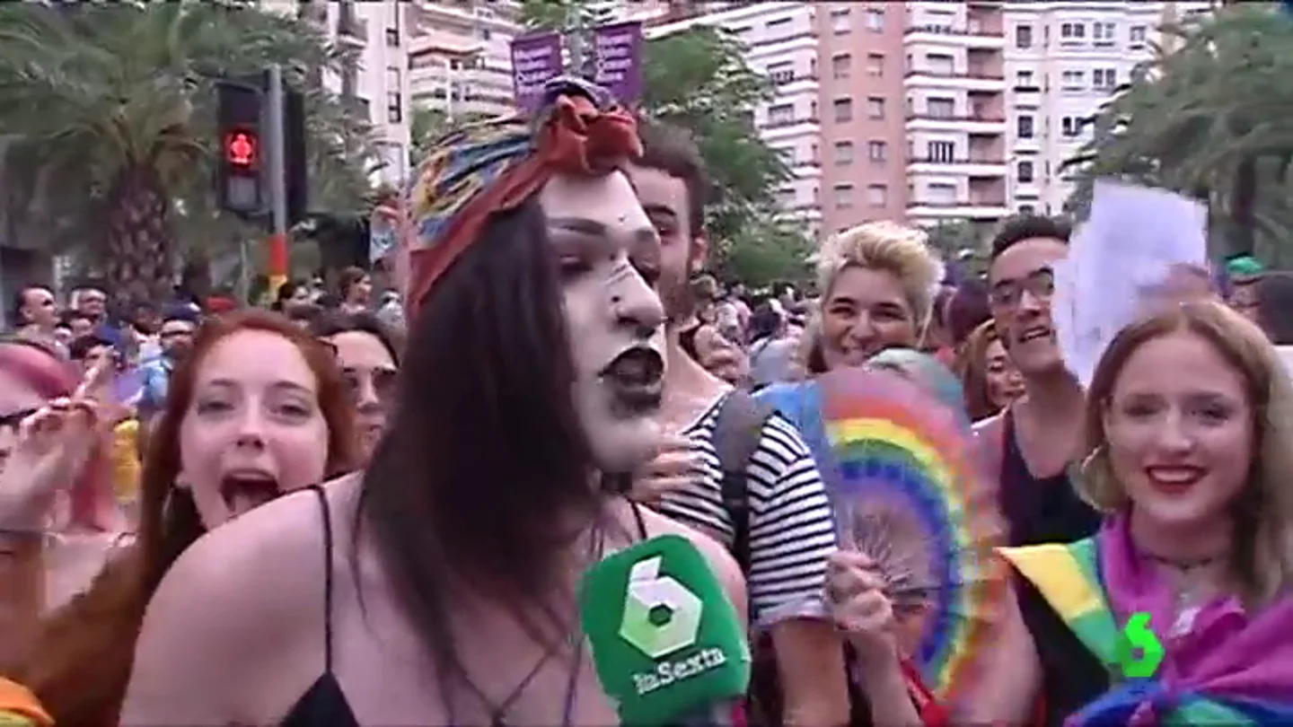 Participantes en el Orgullo de Alicante Participantes en el Orgullo de Alicante