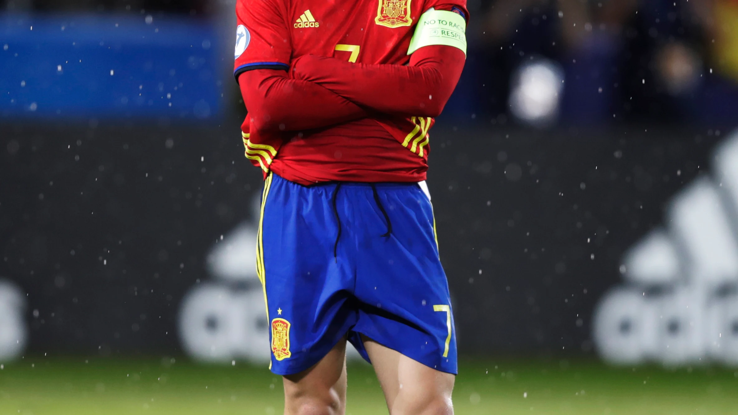 Deulofeu en un partido de la selección