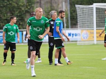 Mathieu, en un entrenamiento Mathieu, en un entrenamiento