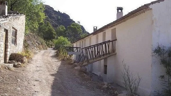 Finca en la que se ha derrumbado una sauna-iglú