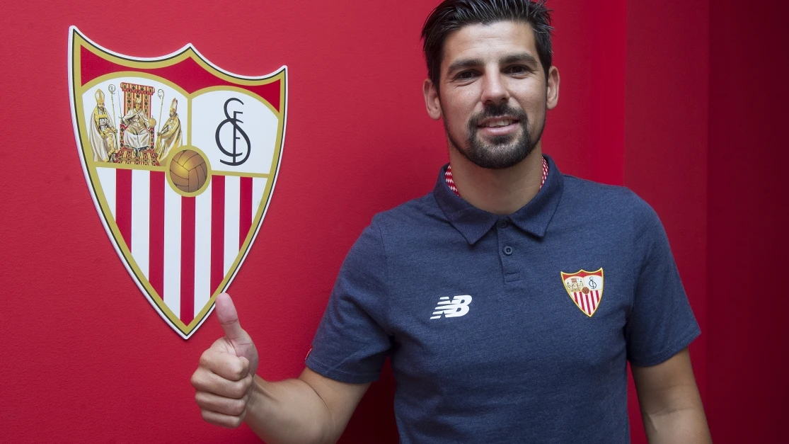 Nolito presentado en el Sevilla