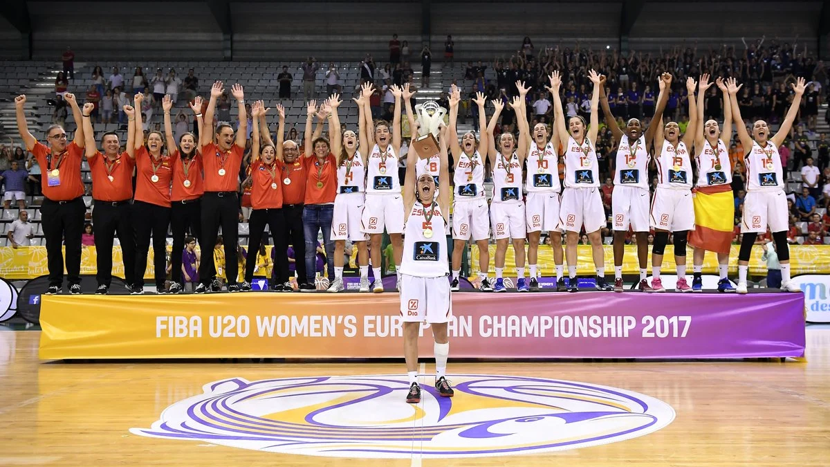 La selección sub 20 femenina de baloncesto, campeona de Europa