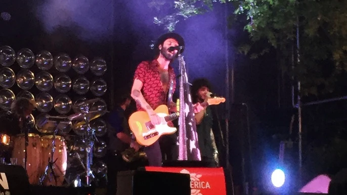 Leiva en el festival Portamérica