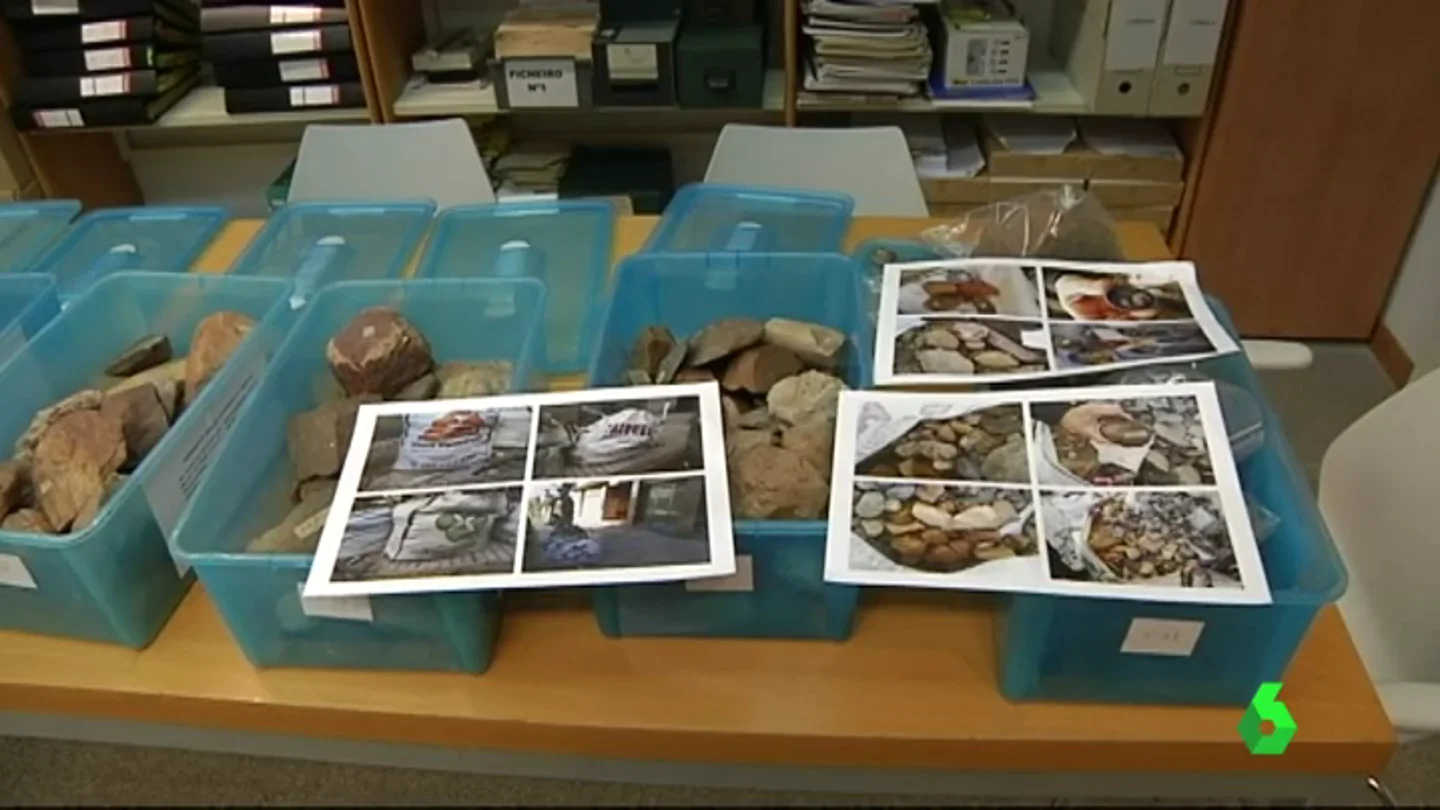 Los restos arqueológicos descubiertos por unos turistas en Vigo Los restos arqueológicos descubiertos por unos turistas en Vigo