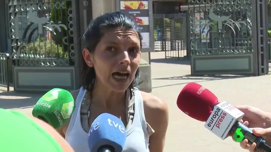 Una testigo del accidente en el Parque de Atracciones de Madrid Una testigo del accidente en el Parque de Atracciones de Madrid