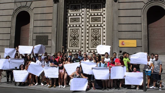 Concentración de estudiantes universitarios convocada hoy frente al Consejo Escolar del Estado, Concentración de estudiantes universitarios convocada hoy frente al Consejo Escolar del Estado,
