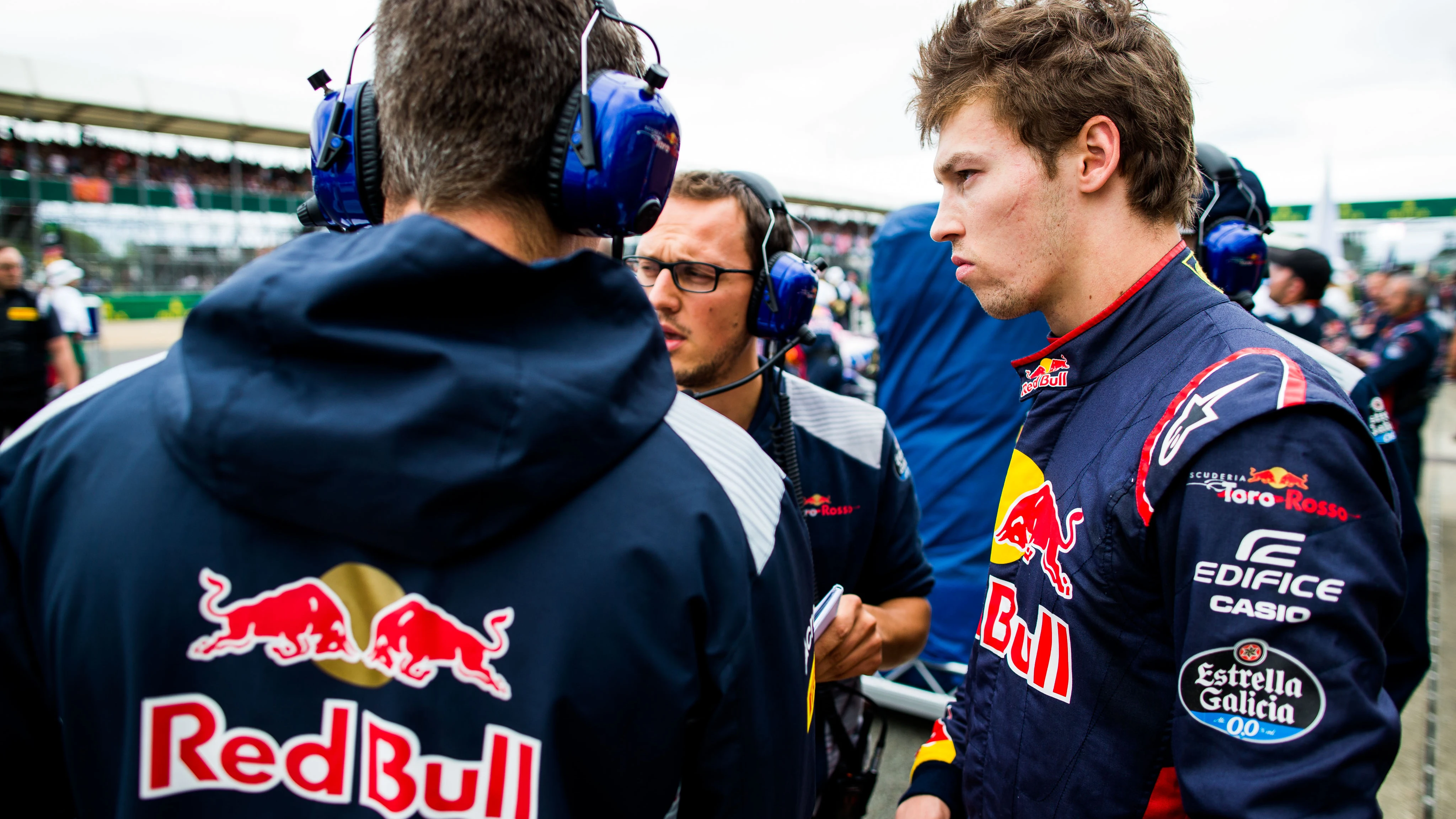 Daniil Kvyat, en el trazado de Silverstone