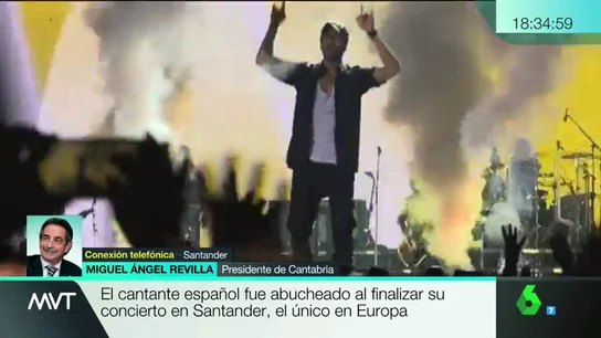 Revilla, tras el concierto de Enrique Iglesias: "Estamos enfadados, he dado instrucciones para quejarnos" Revilla, tras el concierto de Enrique Iglesias: "Estamos enfadados, he dado instrucciones para quejarnos"