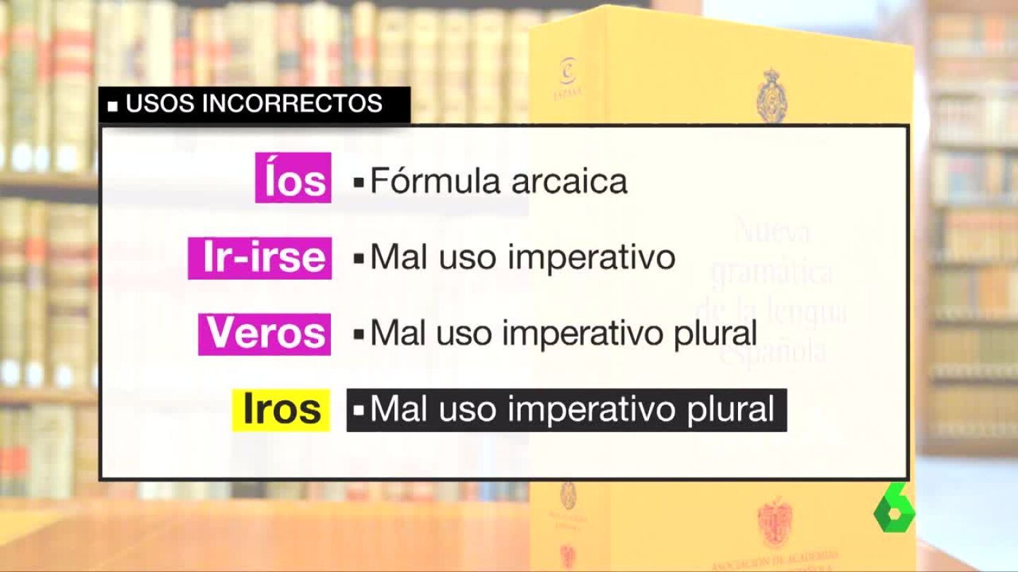 Los usos todav&iacute;a incorrectos del imperativo del verbo ir