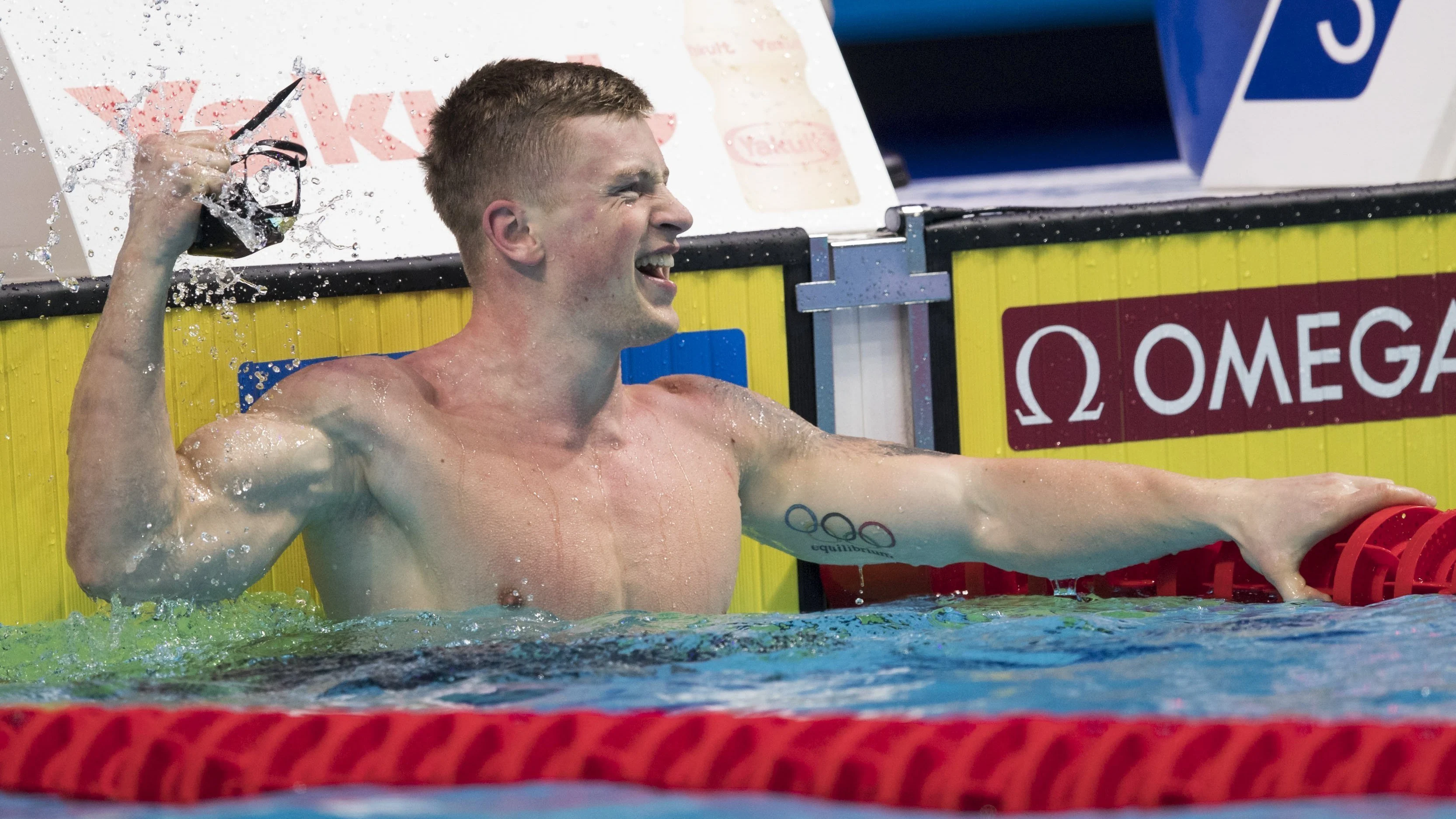 El nadador británico Adam Peaty