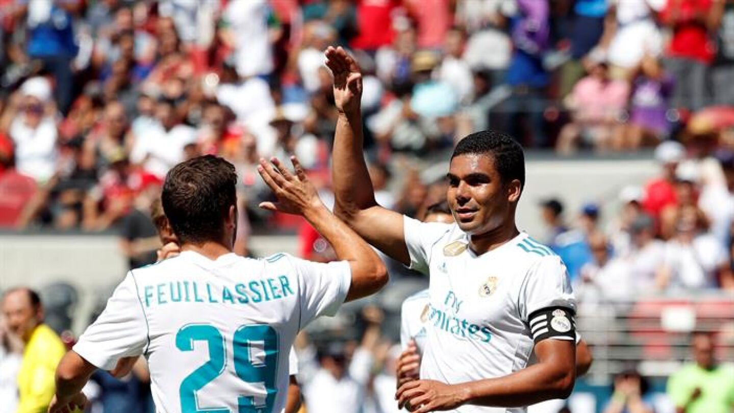 El centrocampista, Carlos Henrique Casemiro.