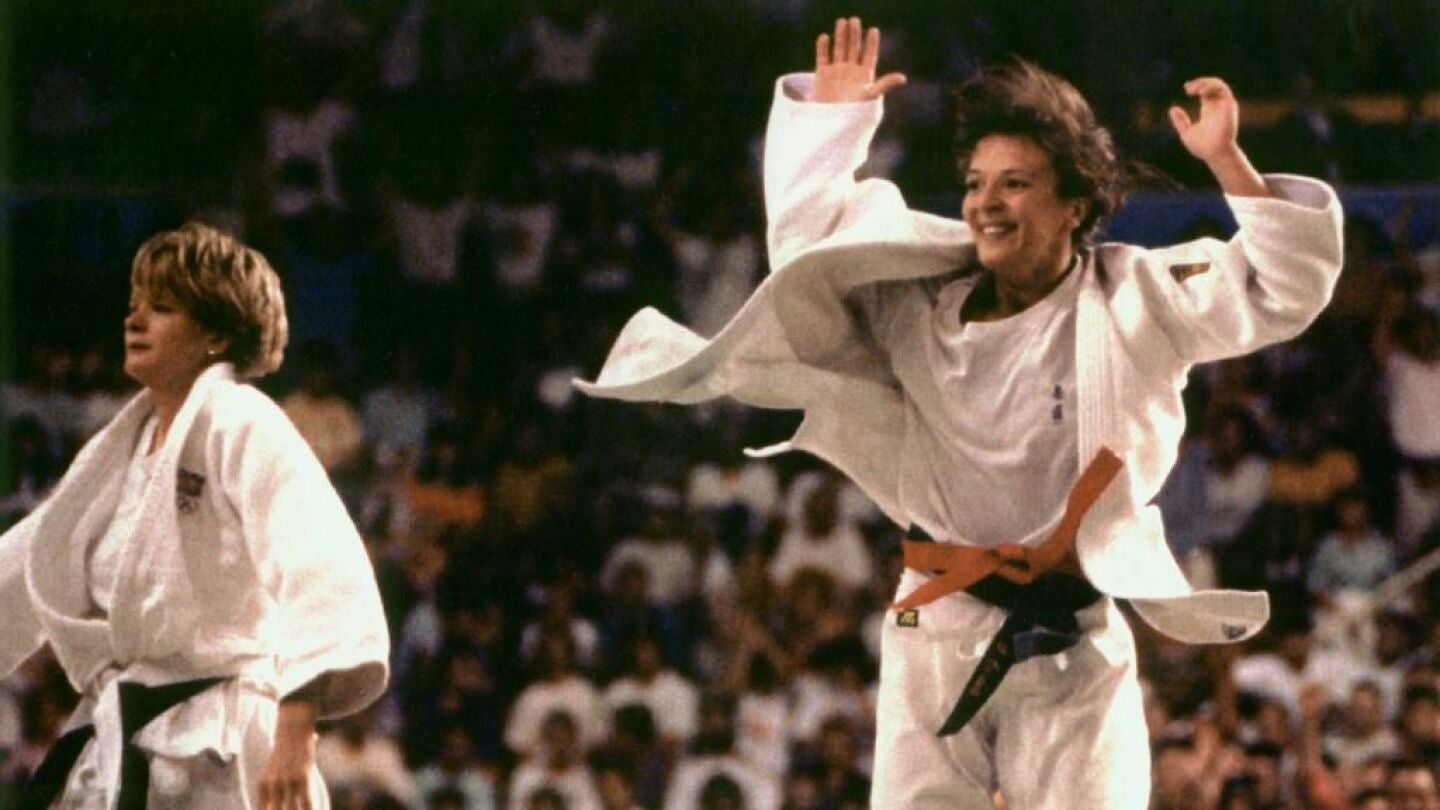 Miriam Blasco despu&eacute;s de ganar el oro