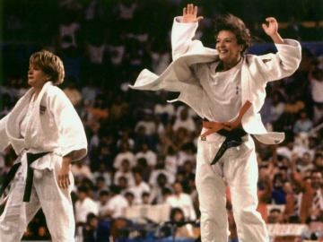 Miriam Blasco después de ganar el oro Miriam Blasco después de ganar el oro