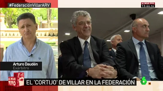 El exárbitro Arturo Daudén El exárbitro Arturo Daudén