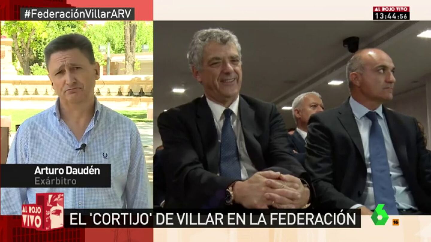 El ex&aacute;rbitro Arturo Daud&eacute;n