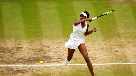Venus disputando la final de Wimbledon Venus disputando la final de Wimbledon