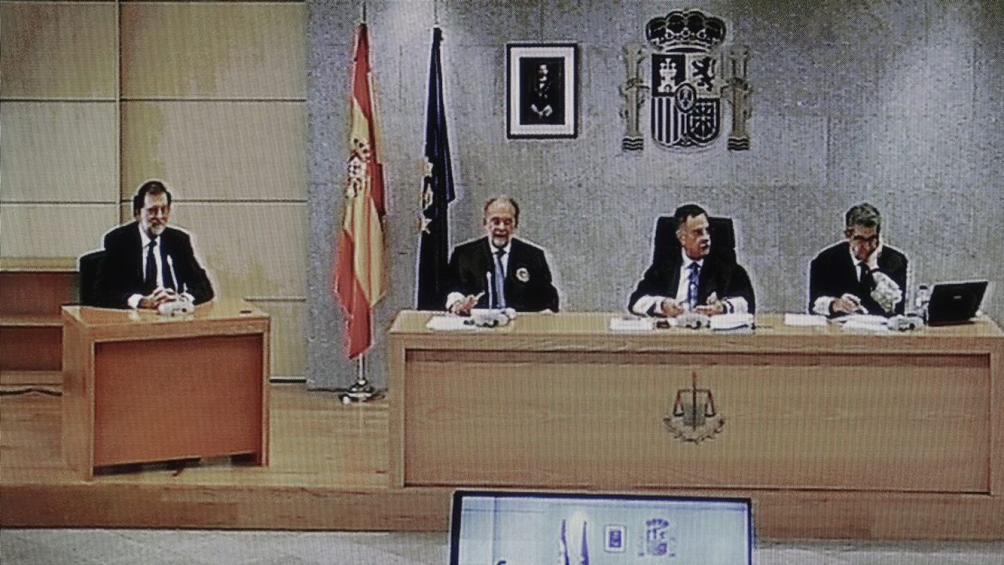Mariano Rajoy en el juicio del caso G&uuml;rtel