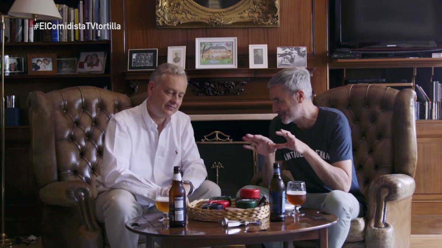 Mikel L&oacute;pez Iturriaga con Simon Manley