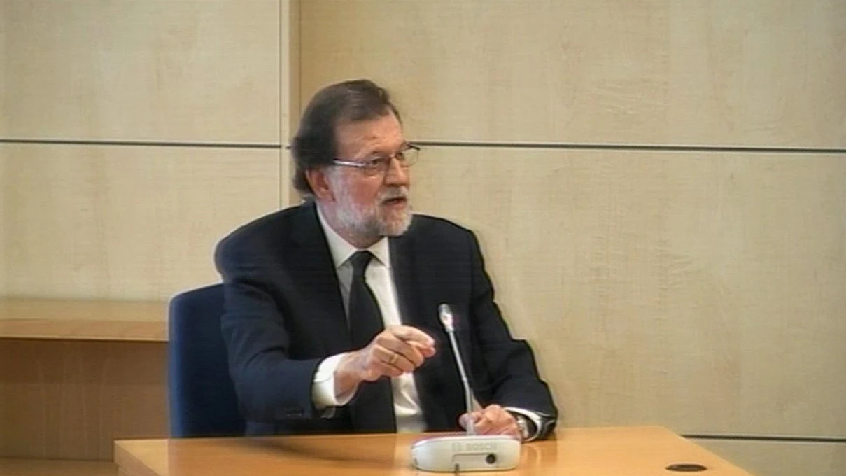 Rajoy declarando en el juicio de Gürtel