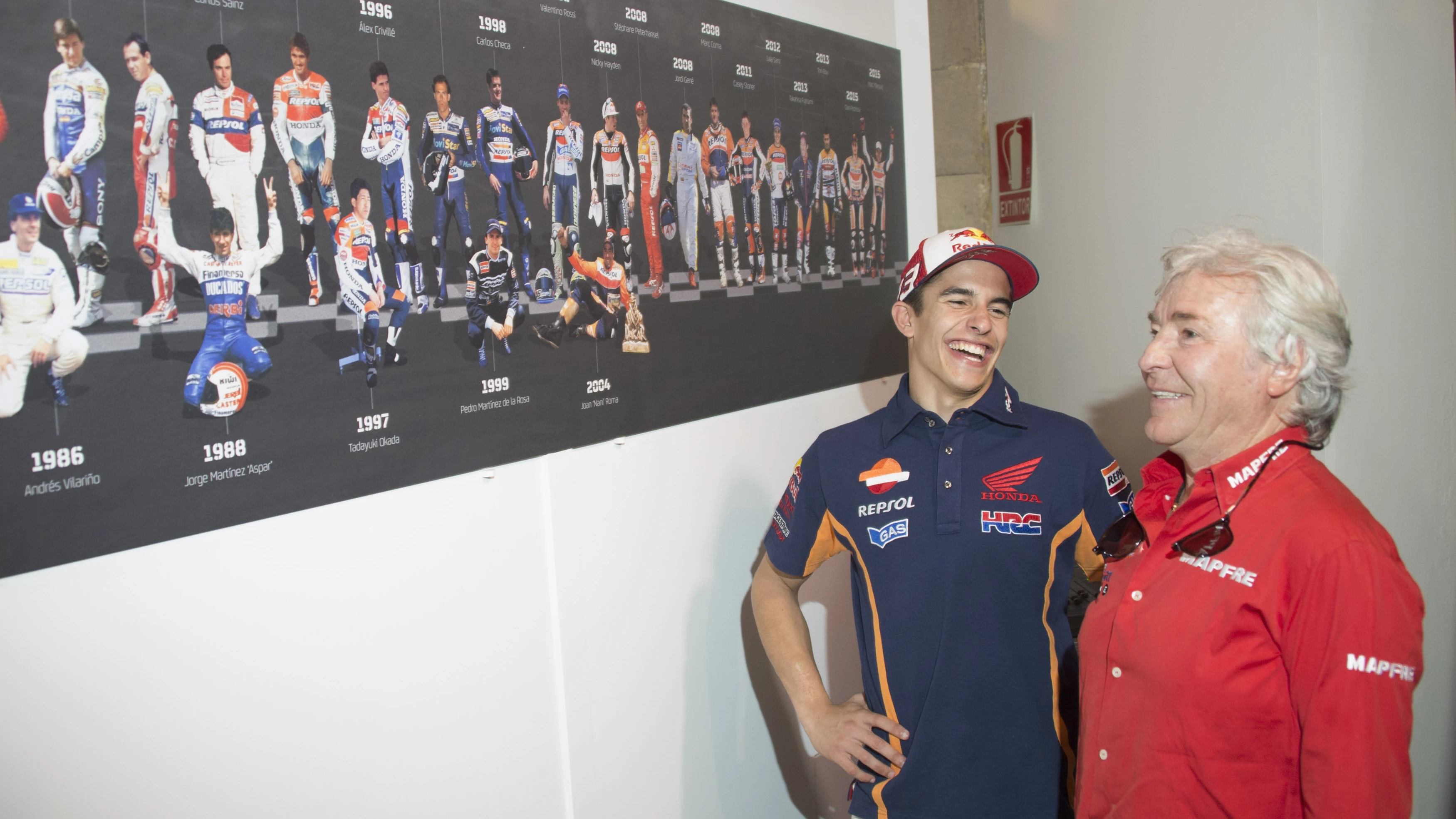 Marc Márquez, junto a Ángel Nieto Marc Márquez, junto a Ángel Nieto