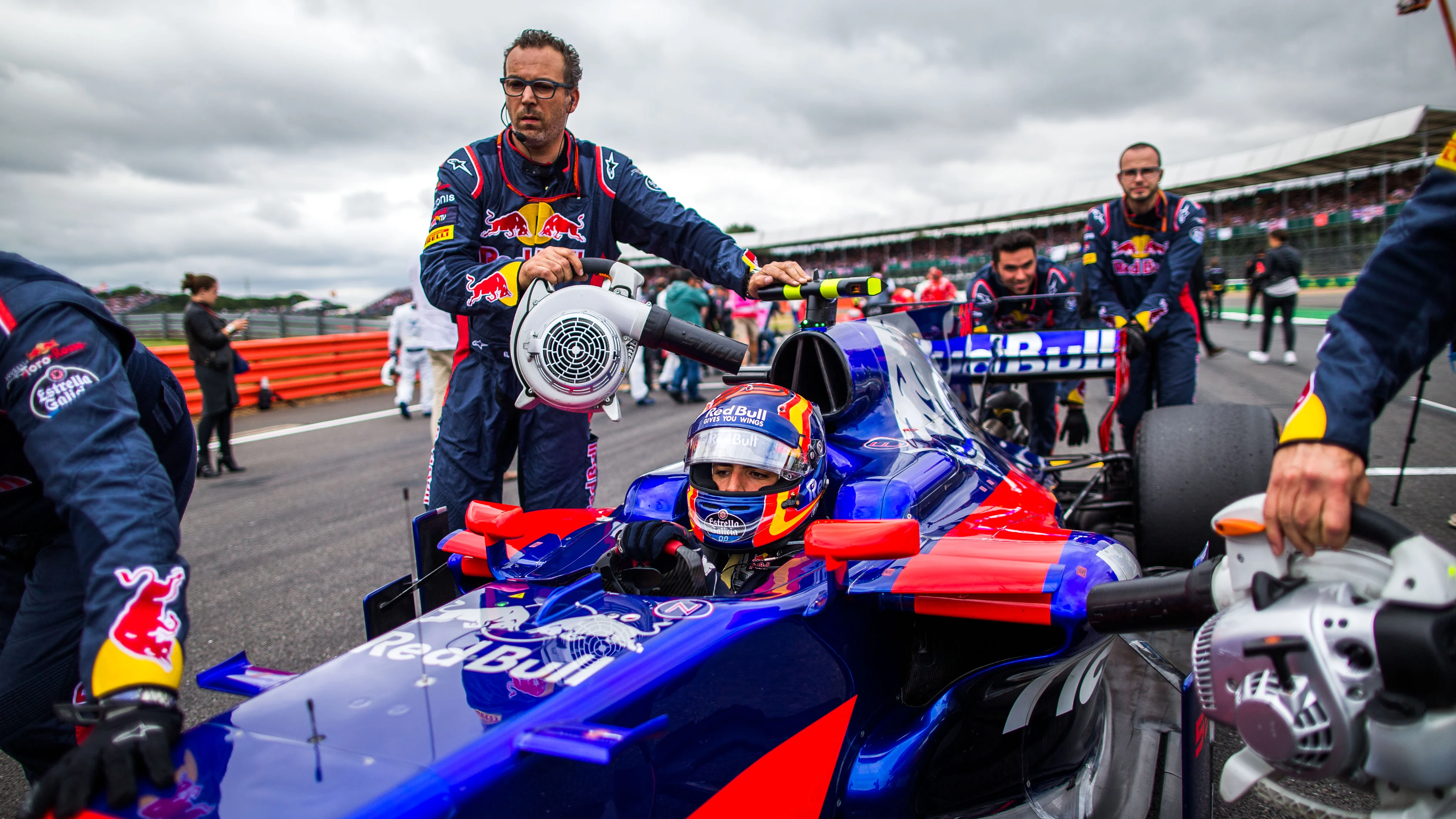 Carlos Sainz, antes del GP de Gran Bretaña