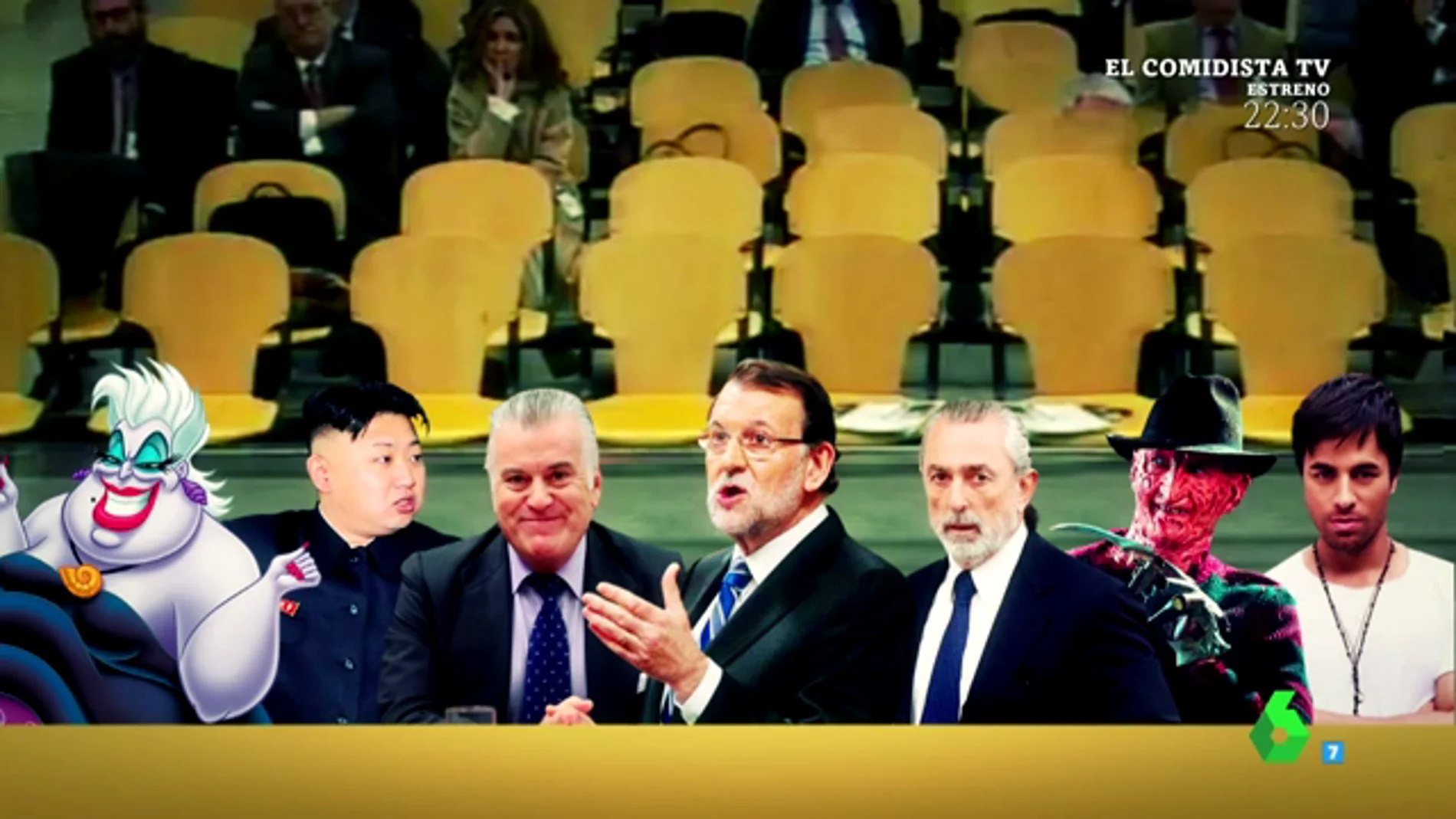 Rajoy rodeado de malos en el juicio de la Gürtel