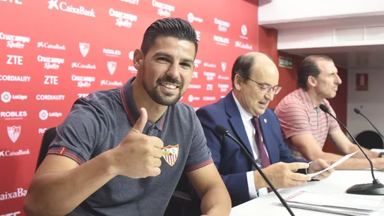 Nolito en la presentación Nolito en la presentación