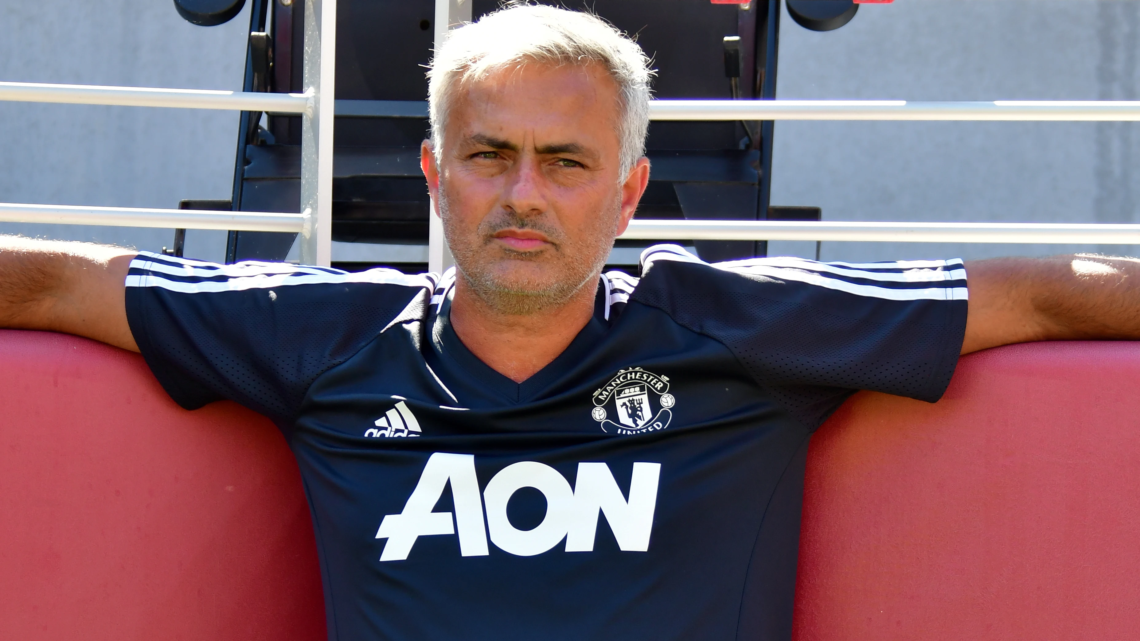 Mourinho, relajado durante la pretemporada del United